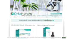 Desktop Screenshot of ortho-nutrients.com