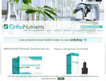 Tablet Screenshot of ortho-nutrients.com